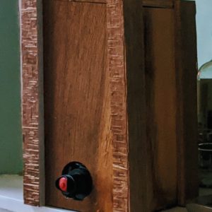 Cedar Plank Wood Wine Box